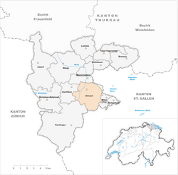Karte Gemeinde Sirnach 2011